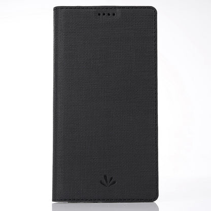 VILI DMX Style Cross Texture Leather Card Slot Phone Case for Sony Xperia XA2