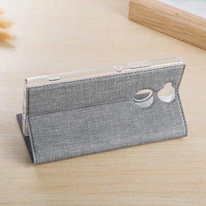 VILI DMX Style Cross Texture Leather Card Slot Phone Case for Sony Xperia XA2