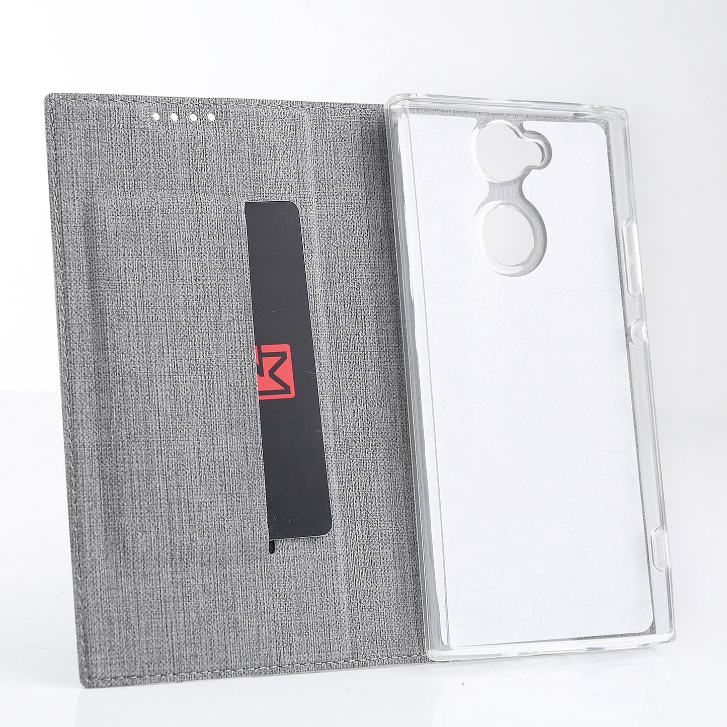 VILI DMX Style Cross Texture Leather Card Slot Phone Case for Sony Xperia XA2