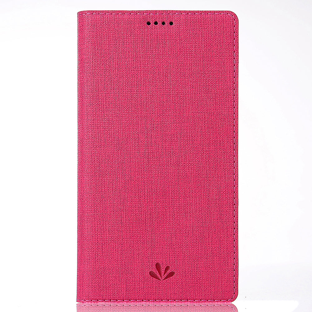 VILI DMX Style Cross Texture Leather Card Slot Phone Case for Sony Xperia XA2