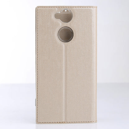 VILI DMX Style Cross Texture Leather Card Slot Phone Case for Sony Xperia XA2
