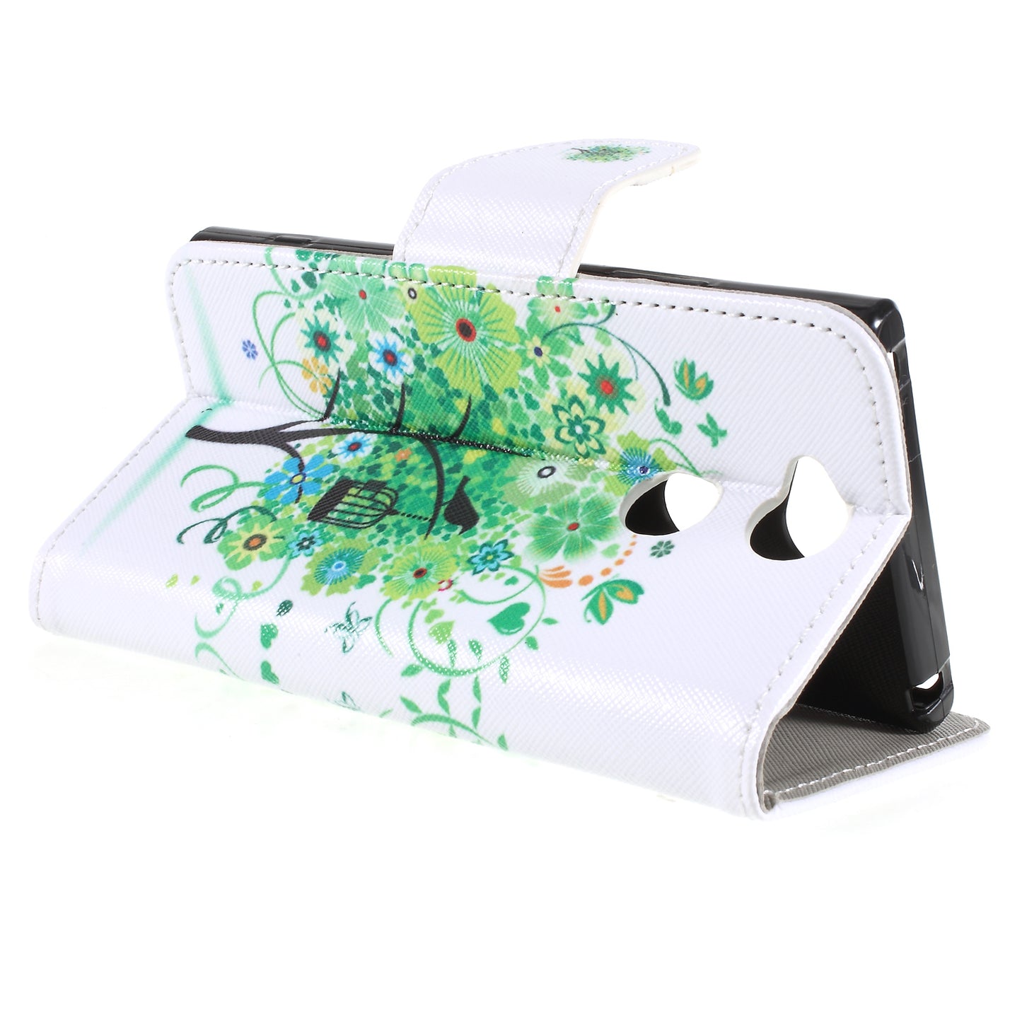 Pattern Printing Wallet Leather Stand Case for Sony Xperia XA2
