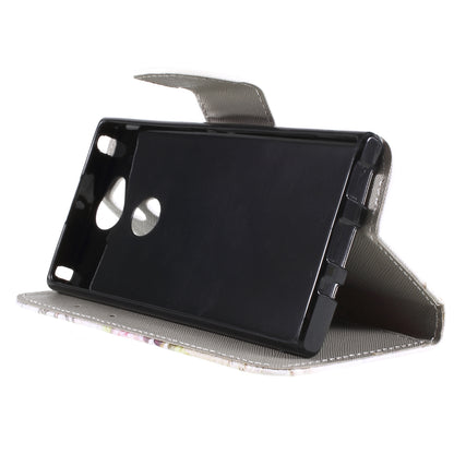 Pattern Printing Wallet Leather Stand Case for Sony Xperia XA2