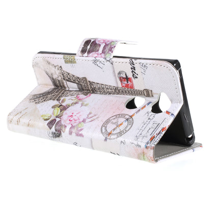 Pattern Printing Wallet Leather Stand Case for Sony Xperia XA2