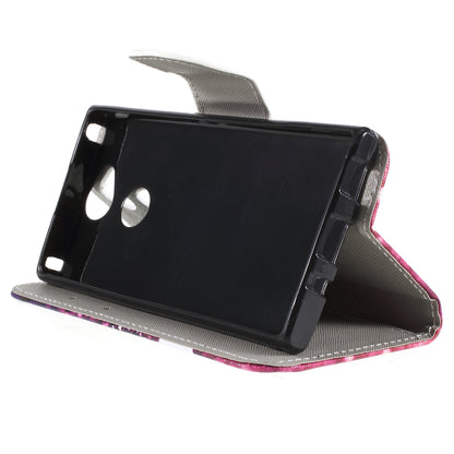 Pattern Printing Wallet Leather Stand Case for Sony Xperia XA2
