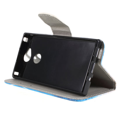 Pattern Printing Wallet Leather Stand Case for Sony Xperia XA2