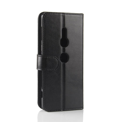 Crazy Horse Magnetic Stand Wallet Leather Mobile Phone Case for Sony Xperia XZ2