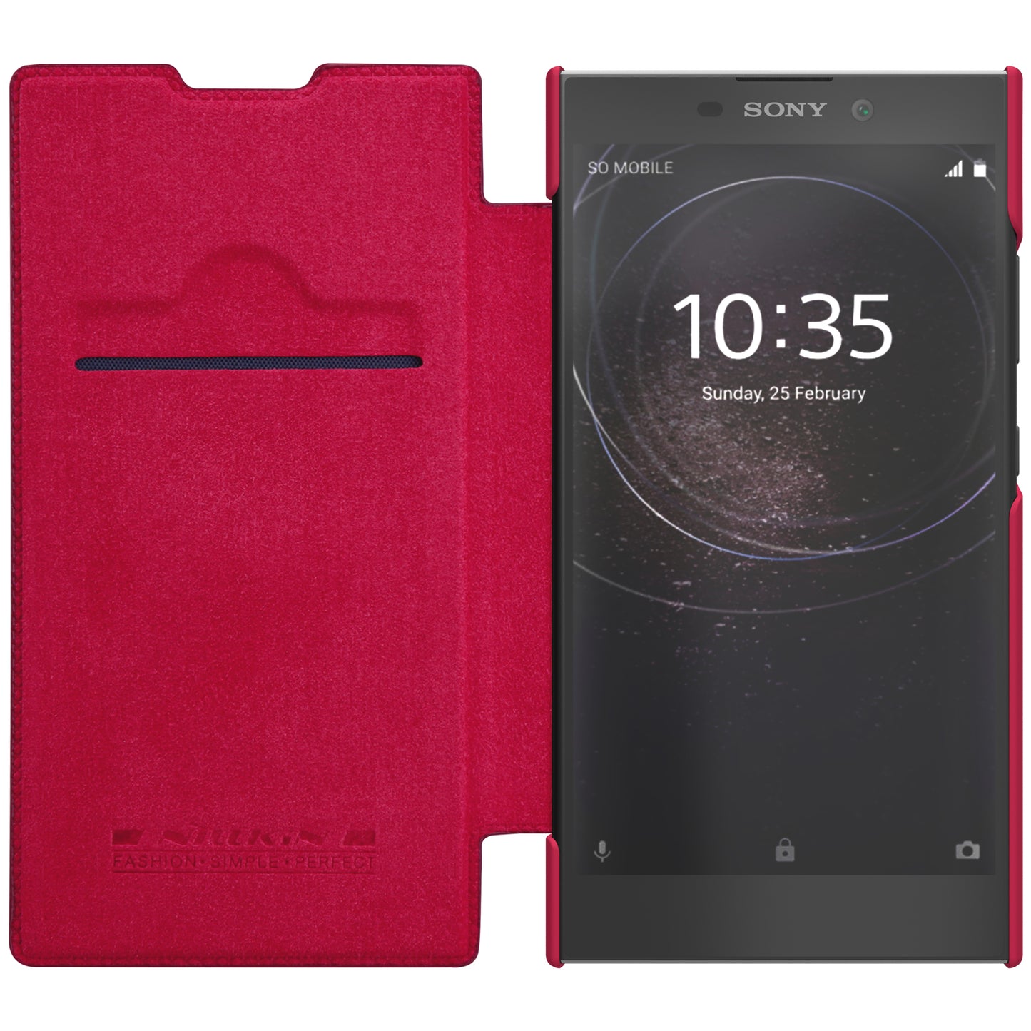 NILLKIN Qin Series Card Slot Leather Mobile Case for Sony Xperia L2