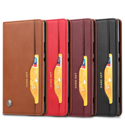 PU Leather Auto-absorbed Wallet Phone Case for Sony Xperia XA2
