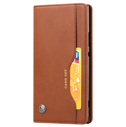 PU Leather Auto-absorbed Wallet Phone Case for Sony Xperia XA2