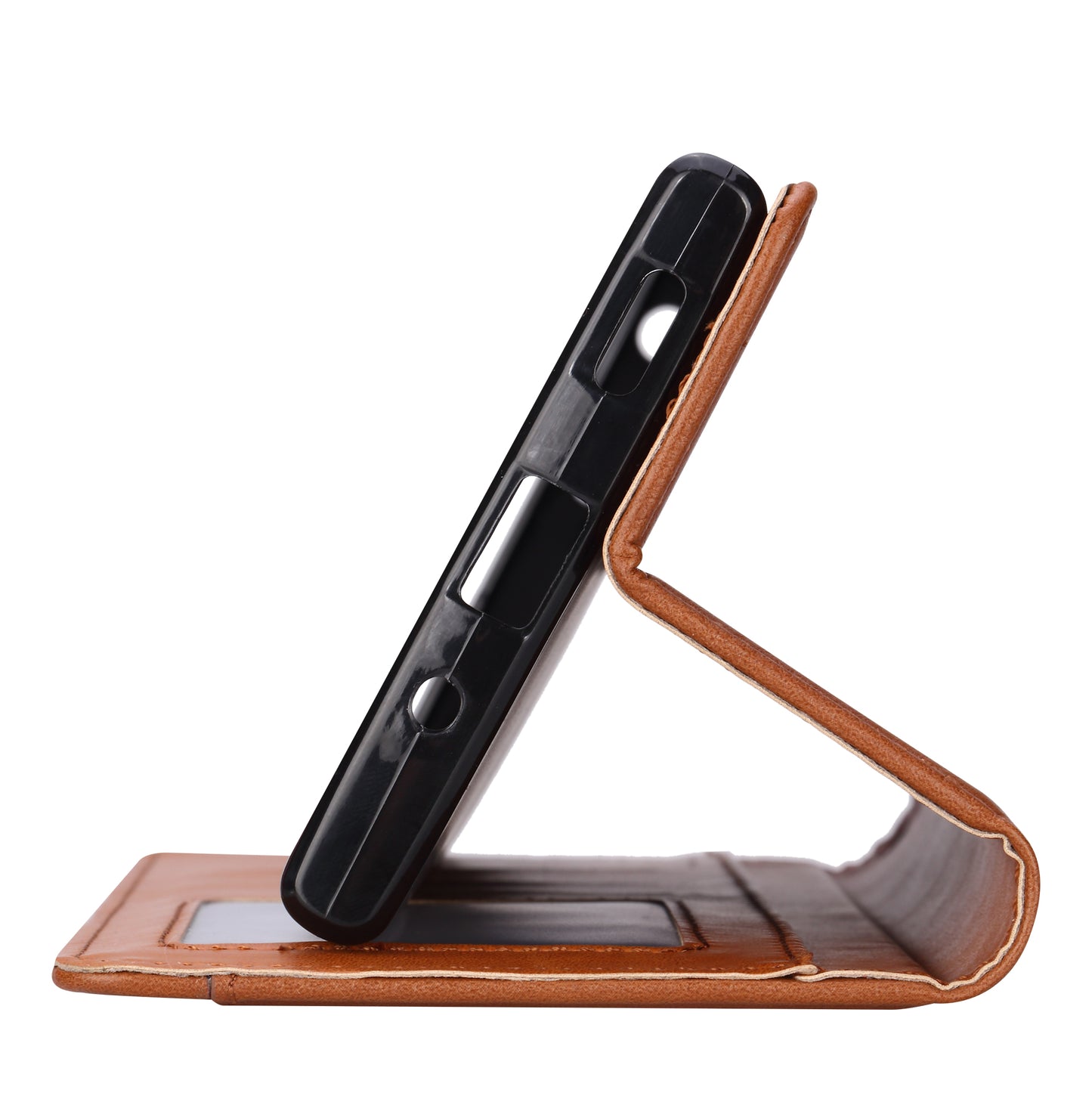 PU Leather Auto-absorbed Wallet Phone Case for Sony Xperia XA2