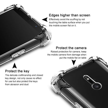 IMAK Skin Feel Anti-drop TPU Phone Case + Explosion-proof Screen Film for Sony Xperia XZ2