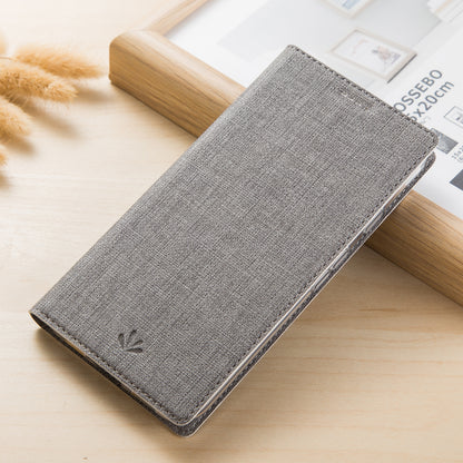 VILI DMX Cross Texture Card Holder Leather Stand Case for Sony Xperia XZ2 Compact