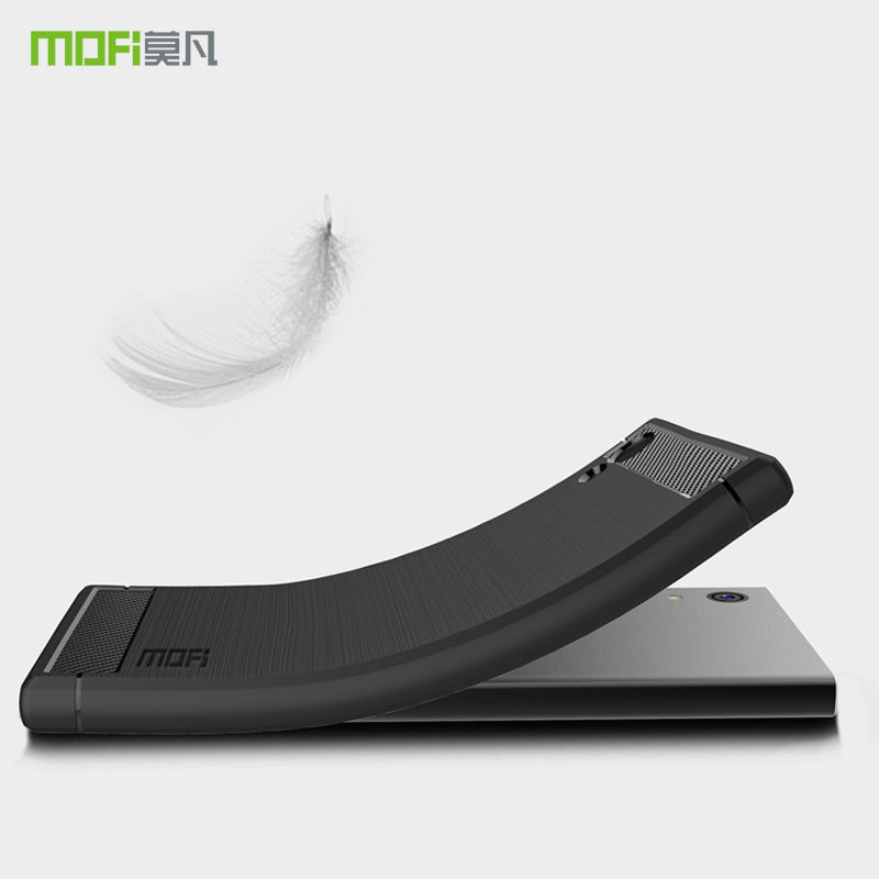 MOFI Carbon Fiber Texture Brushed Soft TPU Case for Sony Xperia XA1 / Xperia Z6