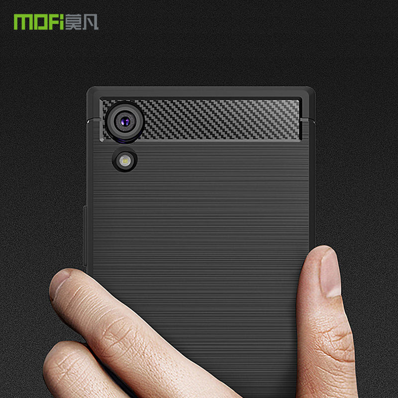MOFI Carbon Fiber Texture Brushed Soft TPU Case for Sony Xperia XA1 / Xperia Z6