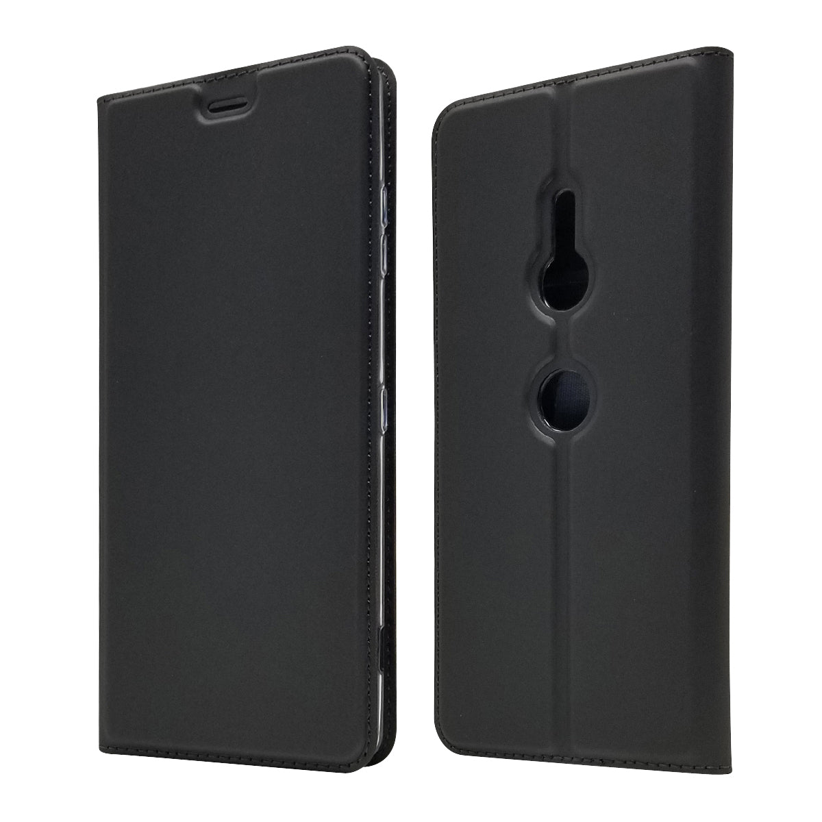 Auto-absorbed Stand Leather Case with Card Slot for Sony Xperia XZ3