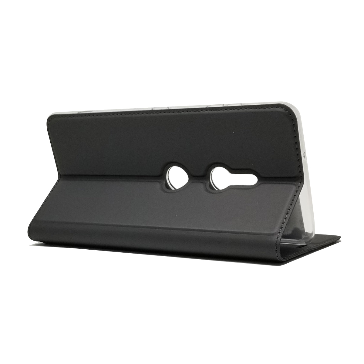 Auto-absorbed Stand Leather Case with Card Slot for Sony Xperia XZ3