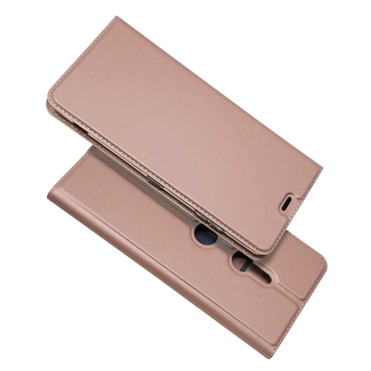 Auto-absorbed Stand Leather Case with Card Slot for Sony Xperia XZ3