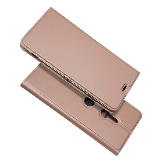 Auto-absorbed Stand Leather Case with Card Slot for Sony Xperia XZ3
