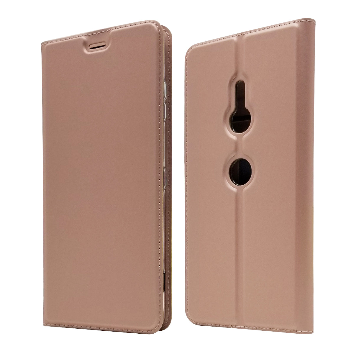 Auto-absorbed Stand Leather Case with Card Slot for Sony Xperia XZ3