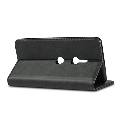 Auto-absorbed Leather Wallet Case with Stand for Sony Xperia XZ3