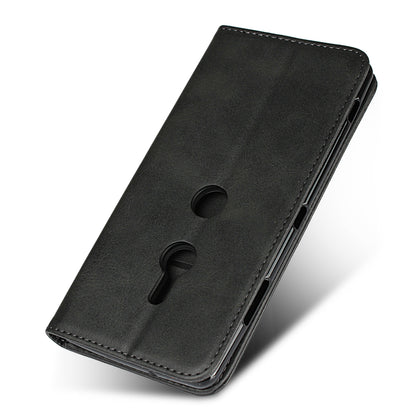Auto-absorbed Leather Wallet Case with Stand for Sony Xperia XZ3