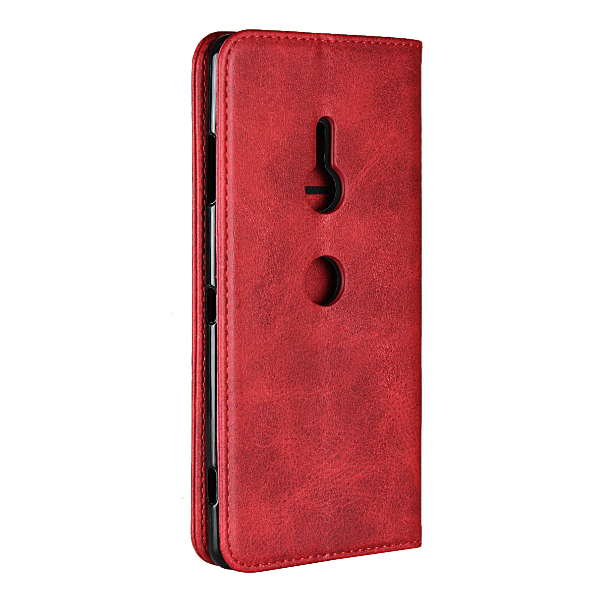 Auto-absorbed Leather Wallet Case with Stand for Sony Xperia XZ3
