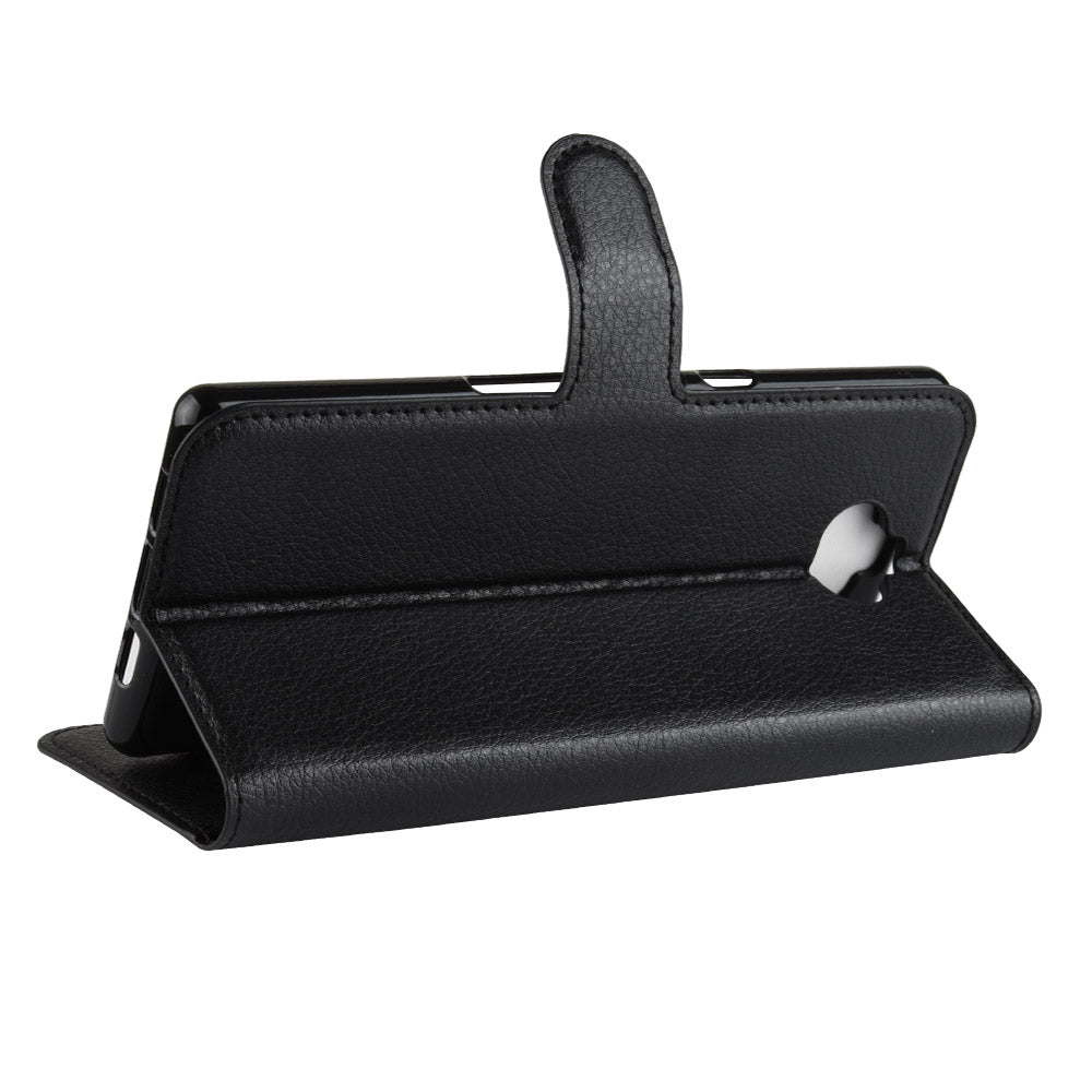 Litchi Skin PU Leather Magnetic Wallet Stand Case for Sony Xperia 10