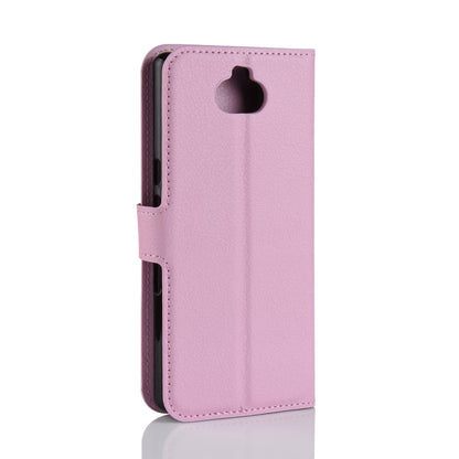 Litchi Skin PU Leather Magnetic Wallet Stand Case for Sony Xperia 10