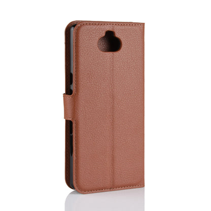 Litchi Skin PU Leather Magnetic Wallet Stand Case for Sony Xperia 10