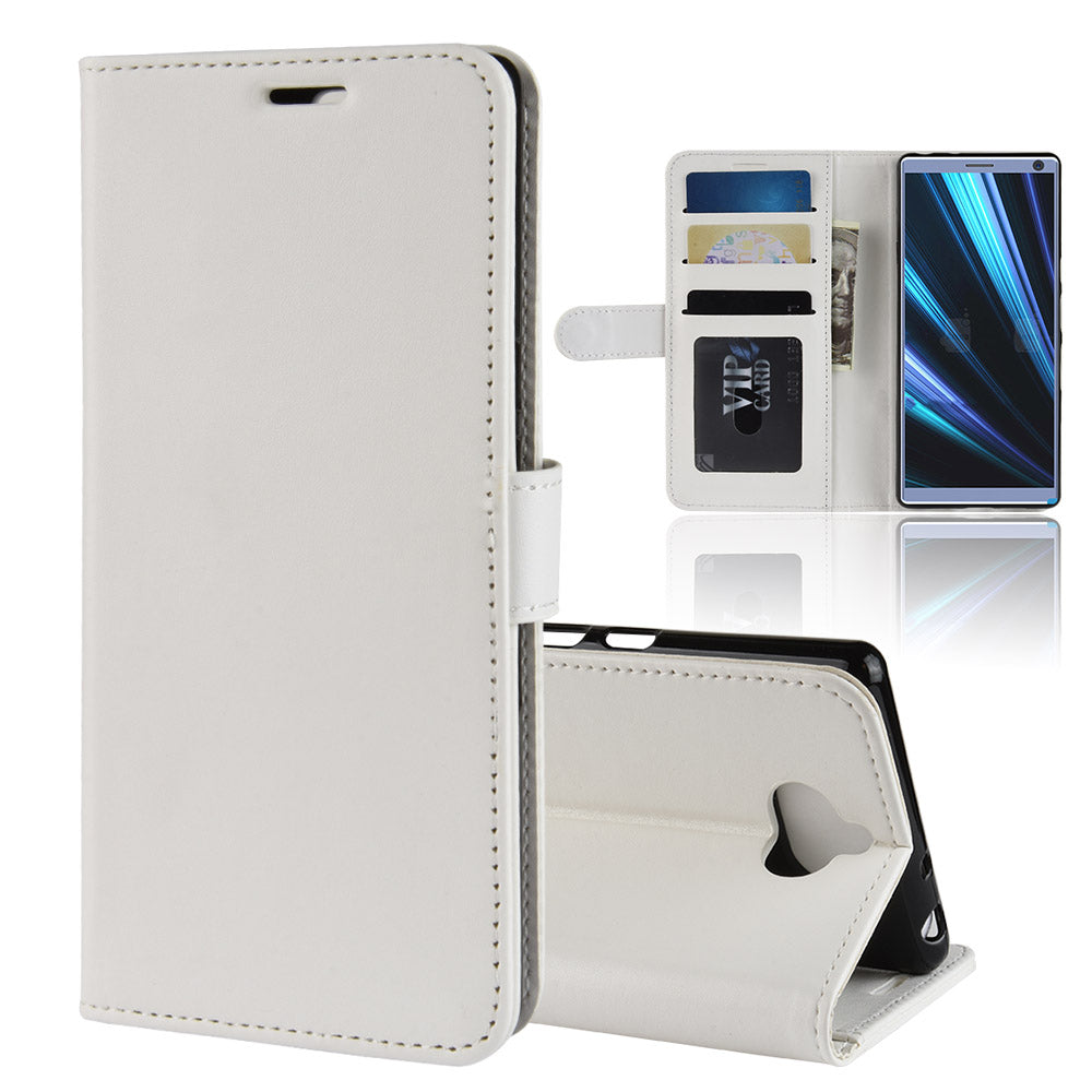 Crazy Horse Magnetic Stand Wallet Leather Mobile Phone Case for Sony Xperia 10