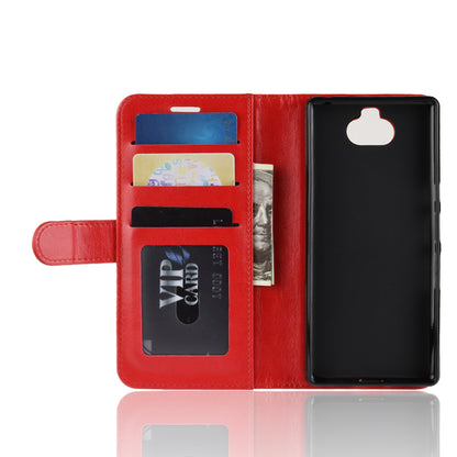 Crazy Horse Magnetic Stand Wallet Leather Mobile Phone Case for Sony Xperia 10