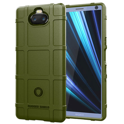 Anti-shock Square Grid Texture TPU Case for Sony Xperia 10