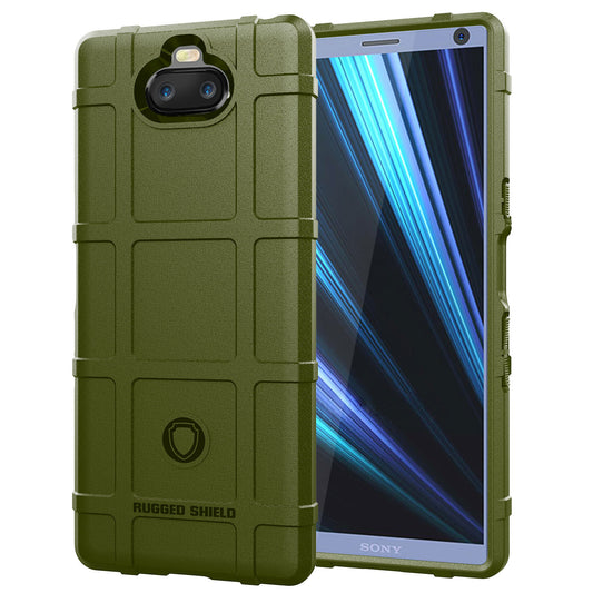 Anti-shock Square Grid Texture TPU Case for Sony Xperia 10