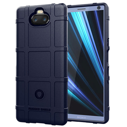 Anti-shock Square Grid Texture TPU Case for Sony Xperia 10