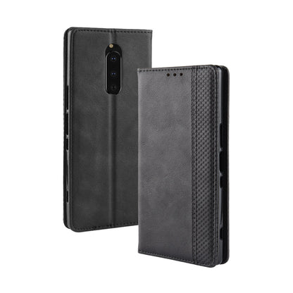 Vintage Style Leather Wallet Case for Sony Xperia 1