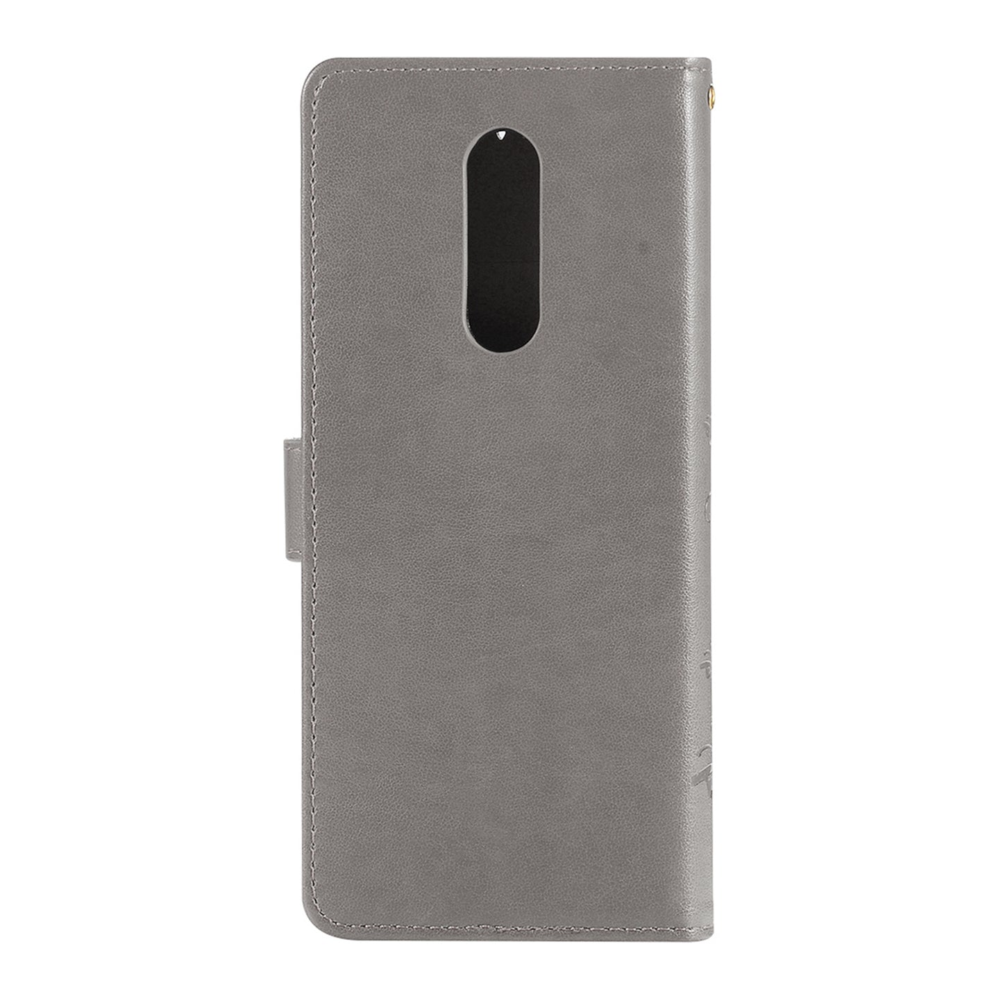 Imprint Butterfly Flower Leather Wallet Case for Sony Xperia 1