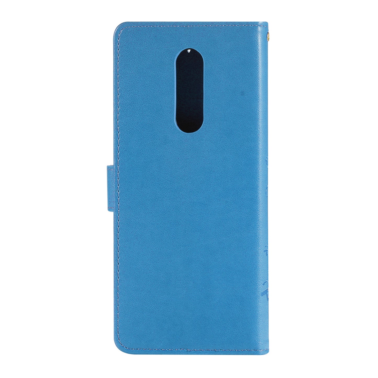 Imprint Butterfly Flower Leather Wallet Case for Sony Xperia 1