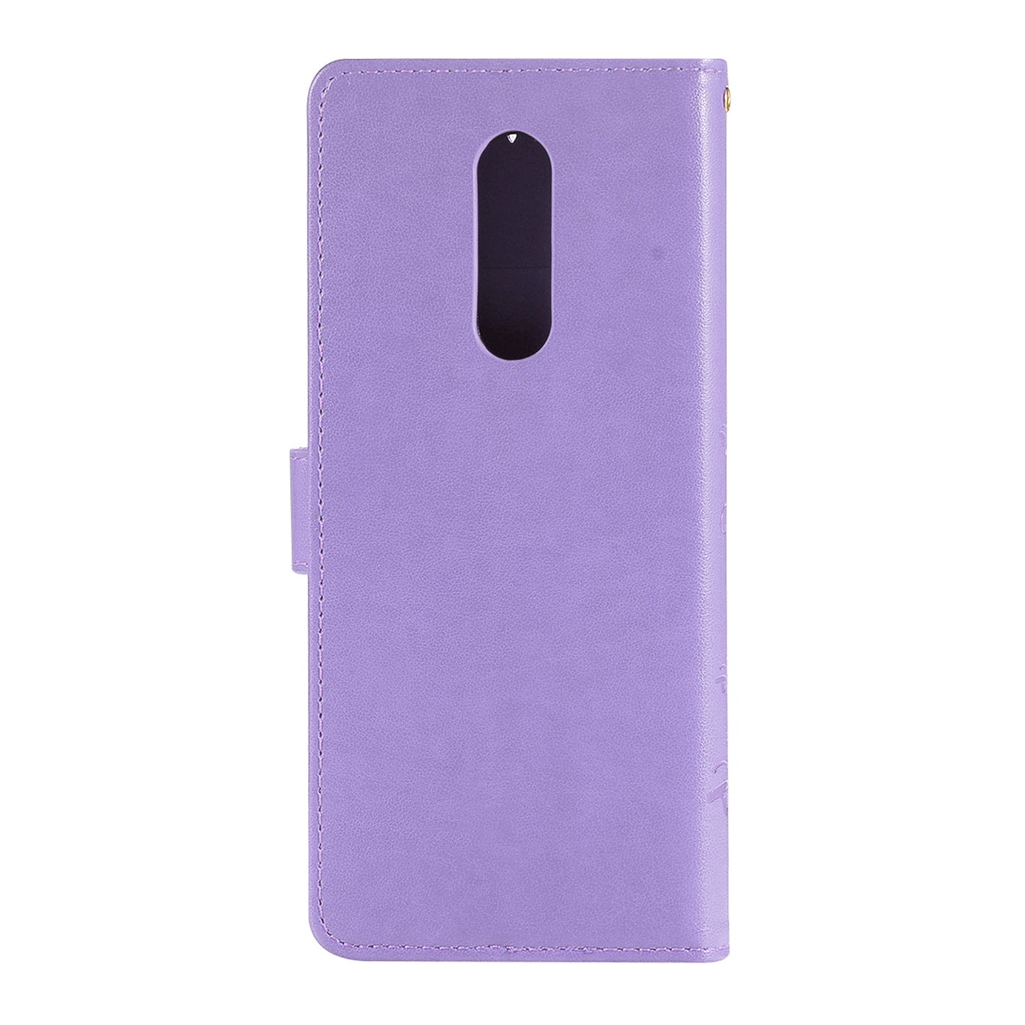 Imprint Butterfly Flower Leather Wallet Case for Sony Xperia 1