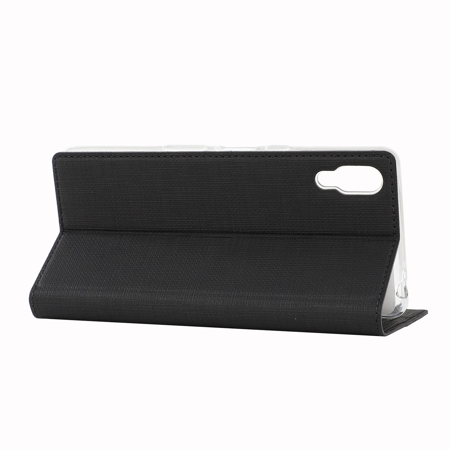 VILI DMX Cross Texture Card Holder Leather Stand Cover for Sony Xperia L3