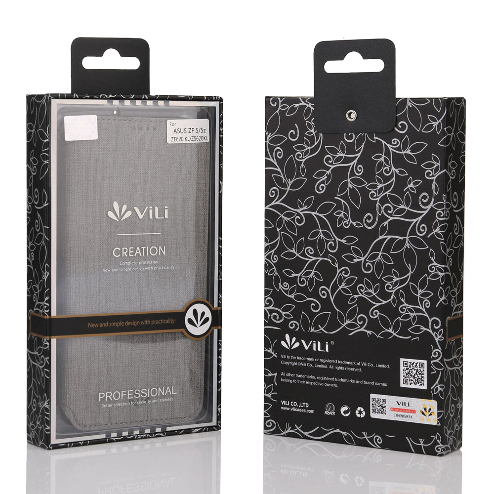 VILI DMX Cross Texture Card Holder Leather Stand Cover for Sony Xperia L3