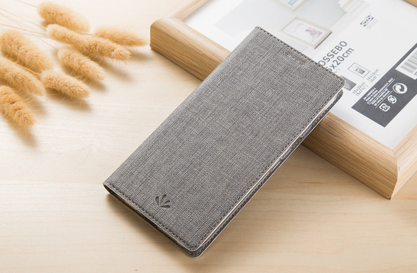 VILI DMX Cross Texture Card Holder Leather Stand Cover for Sony Xperia L3