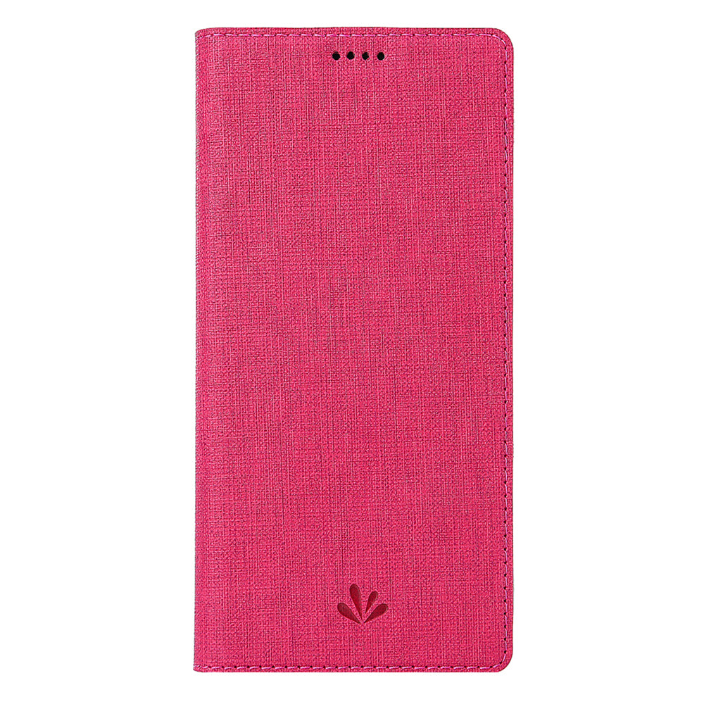 VILI DMX Cross Texture Card Holder Leather Stand Cover for Sony Xperia L3