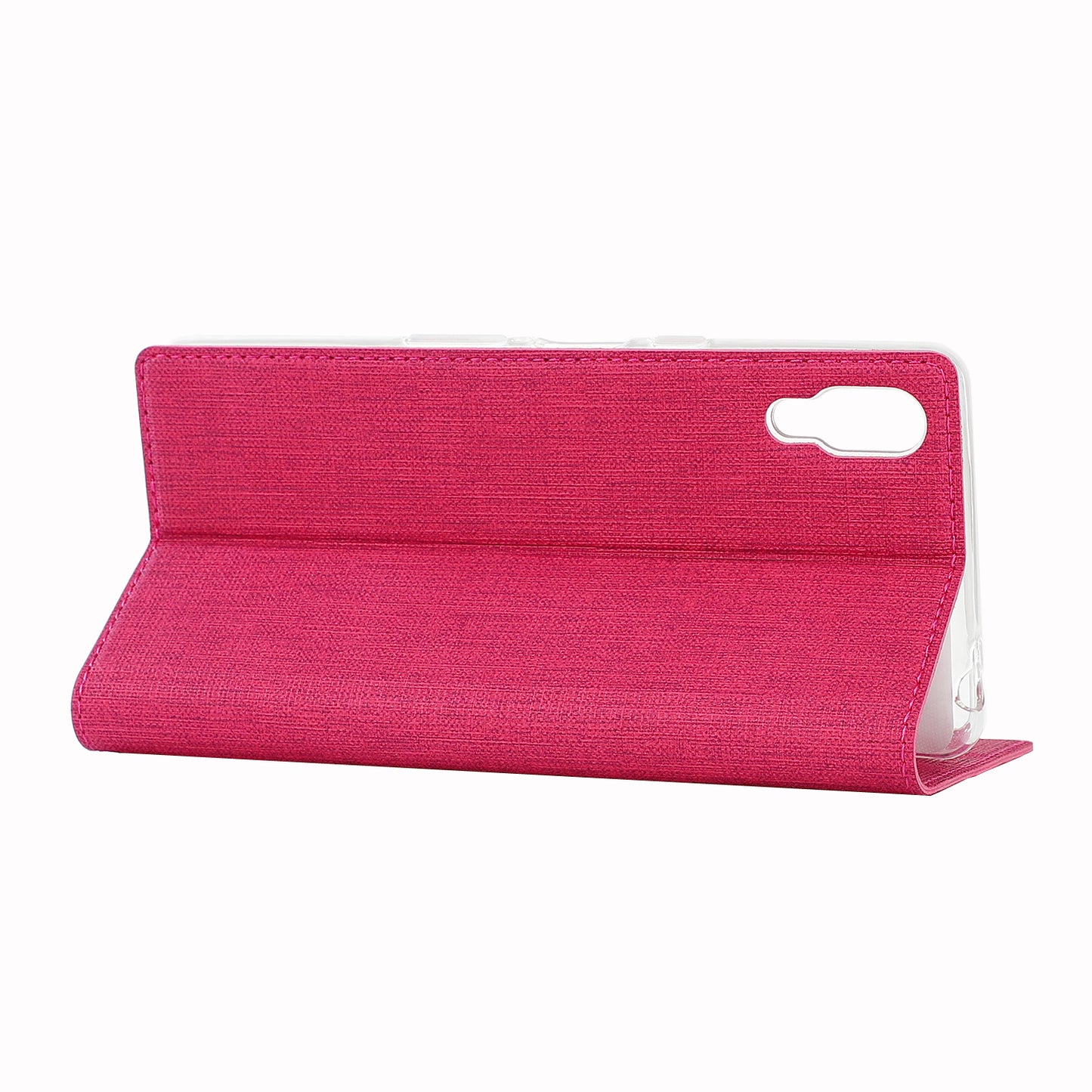 VILI DMX Cross Texture Card Holder Leather Stand Cover for Sony Xperia L3