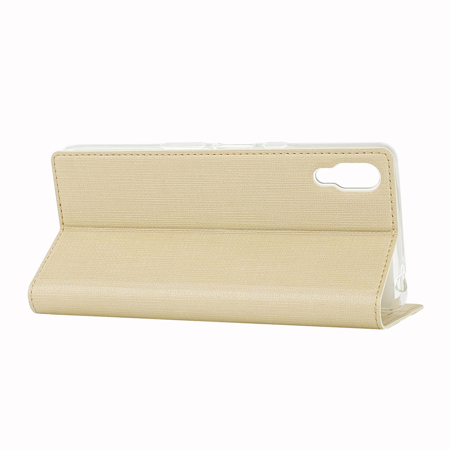 VILI DMX Cross Texture Card Holder Leather Stand Cover for Sony Xperia L3