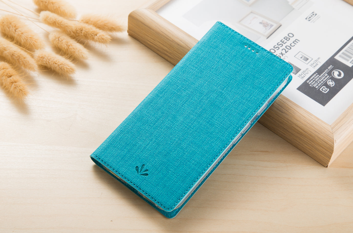 VILI DMX Cross Texture Card Holder Leather Stand Cover for Sony Xperia L3