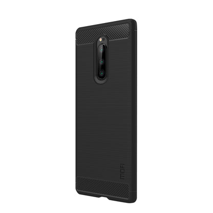 MOFI Carbon Fiber Texture Brushed TPU Case for Sony Xperia 1