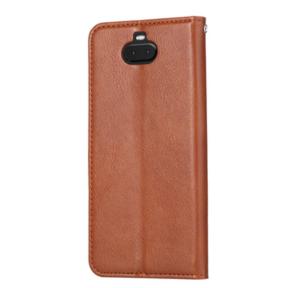Auto-absorbed Wallet Stand Flip Leather Mobile Cover for Sony Xperia 10