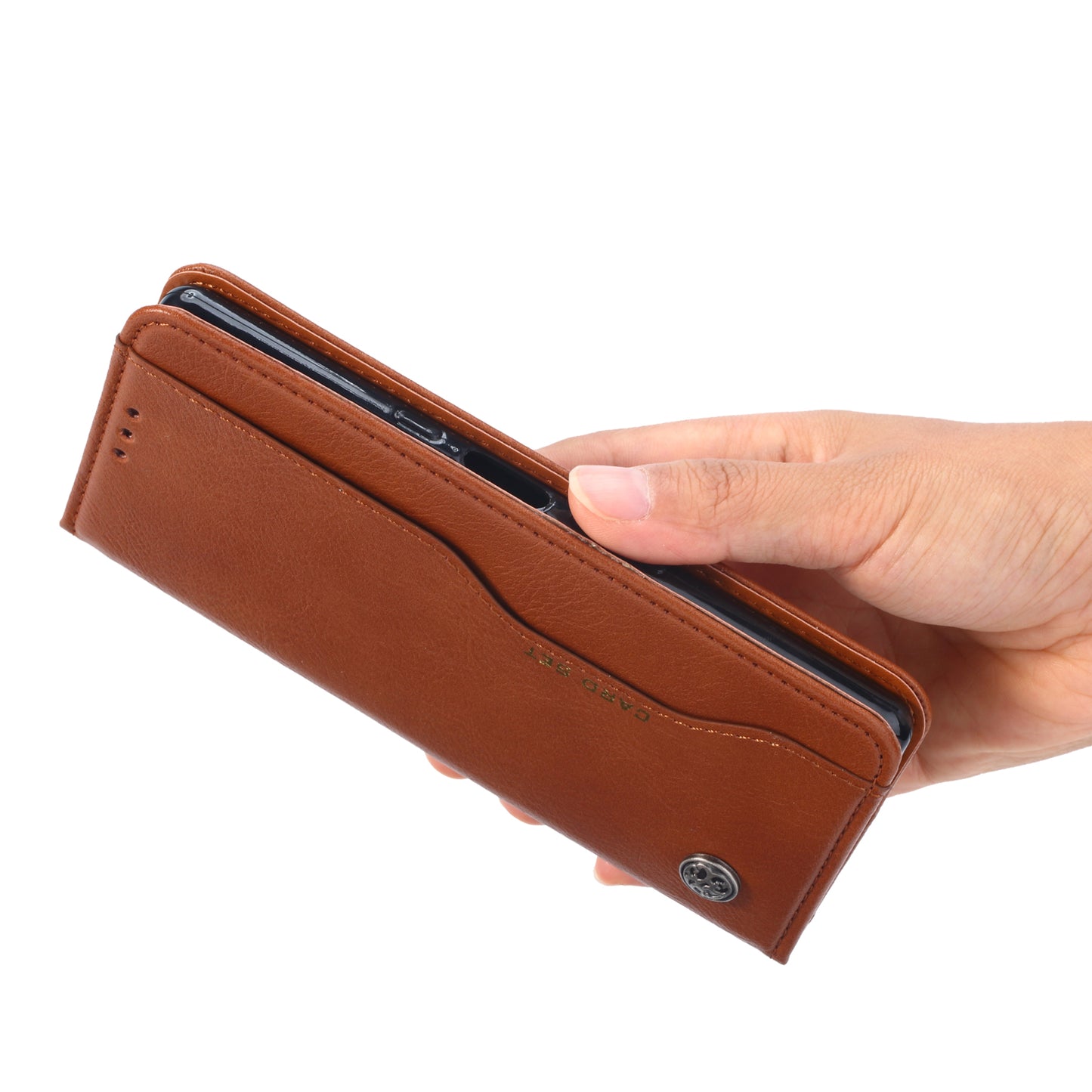 Auto-absorbed Wallet Stand Flip Leather Mobile Cover for Sony Xperia 10