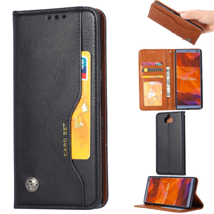 Auto-absorbed Wallet Stand Flip Leather Mobile Cover for Sony Xperia 10